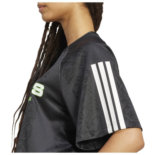 Adidas Γυναικεία κοντομάνικη μπλούζα Tiro x Common Goal Jacquard Tee